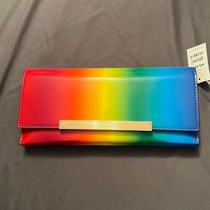 Aldo Clutch purse NWT - rainbow colour